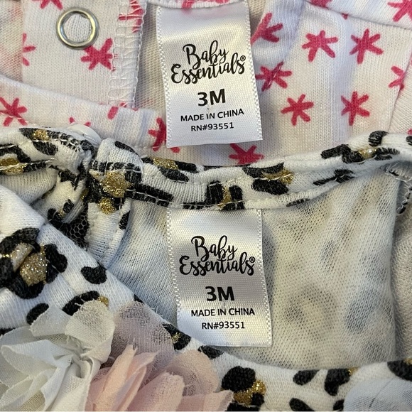 Baby Essentials 3M Leopard and Penguin Tutu Outfit Set - Picture 10 of 12